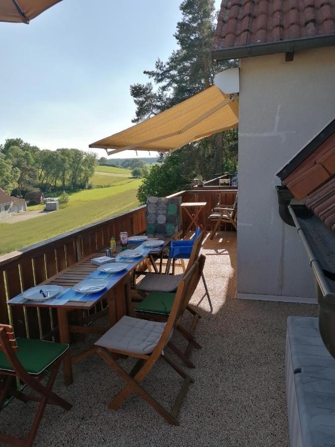 Ferienwohnung Fraenkisches Seenland - Fewo Antje Mitteleschenbach Bagian luar foto
